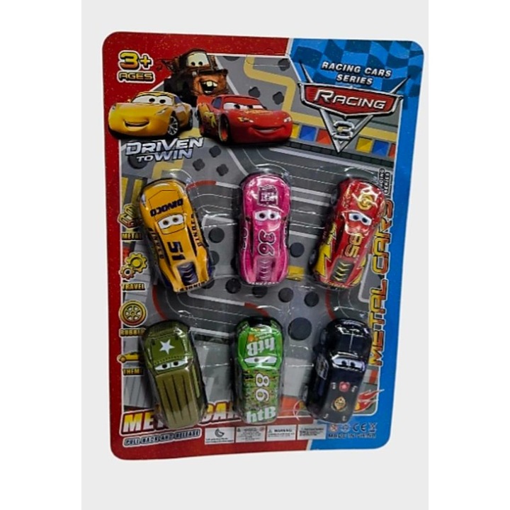 Set 6 masinute aliaj plastic/metal Cars