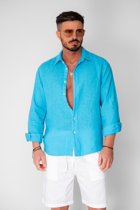 Camasa din 100% In Turquoise 20748, Türkiz