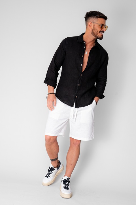 100% fekete len ing 20753, Fekete