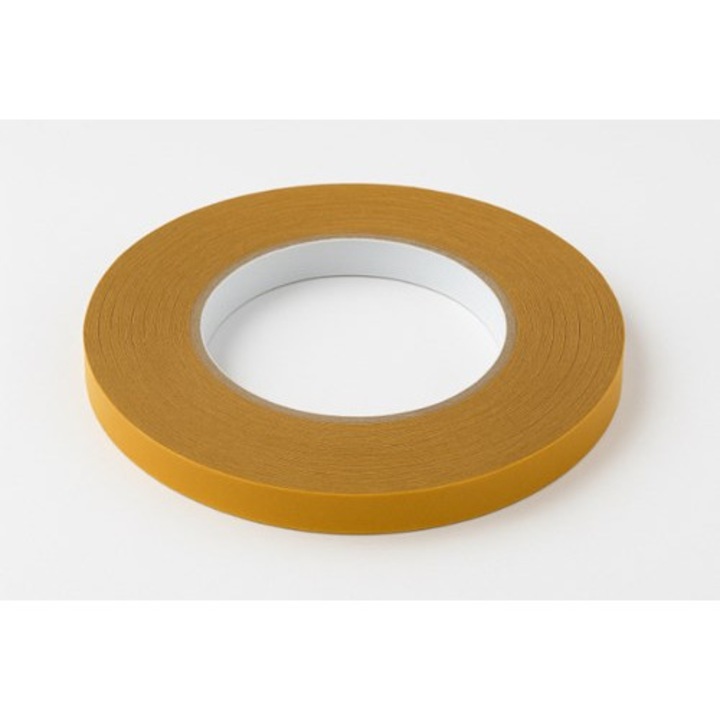 Banda adeziva NEOPAK dublu adeziva de montaj, 9mmx50m, galben, universala, puternica