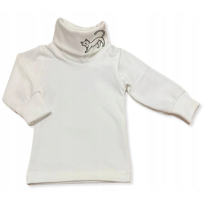 Bluza copii Dartomik, imprimeu, ecru, 110 CM