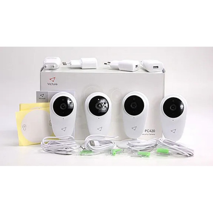 Monitor pentru bebelusi Victure PC420 Pro 1080P FHD 4buc