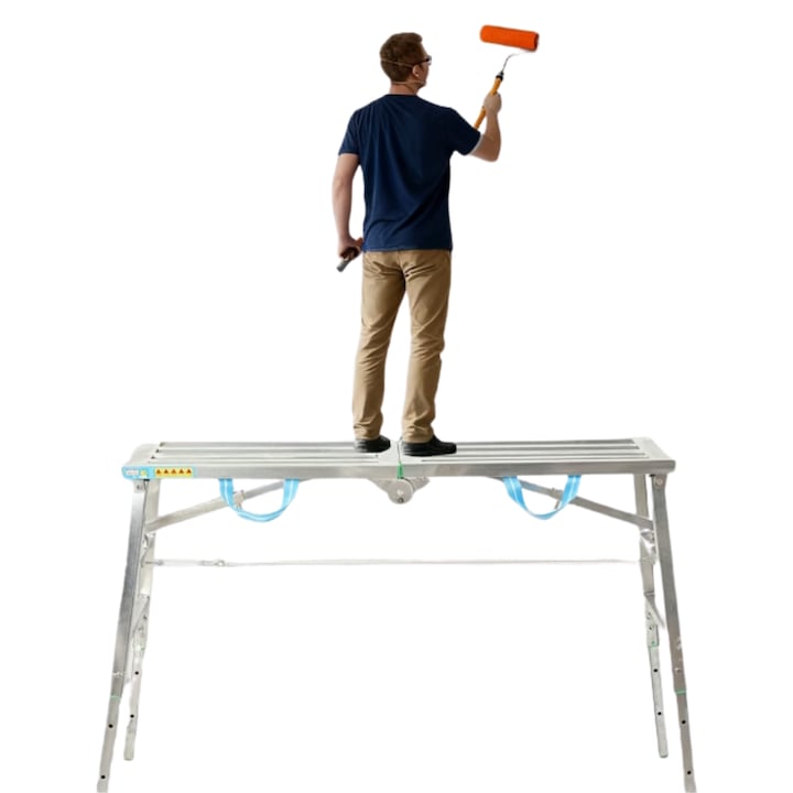 Schela pliabila, reglabila pe inaltime, antideparanta, 120x30 cm, inaltime 60-90 cm, greutate maxima 200 kg