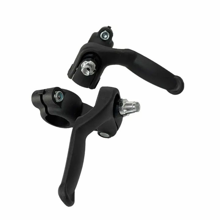 Manete Frana Copii 16-22", Nylon Negru, Maner Scurt