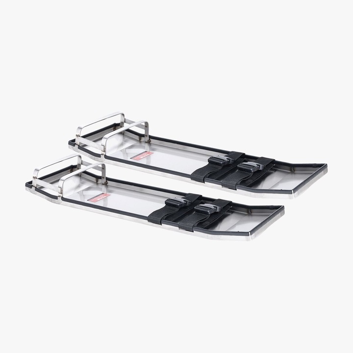 Наколенки за бетон, от неръждаема стомана, Vevor, 28'' x 8'', комплект 2 броя, с регулируеми презрамки