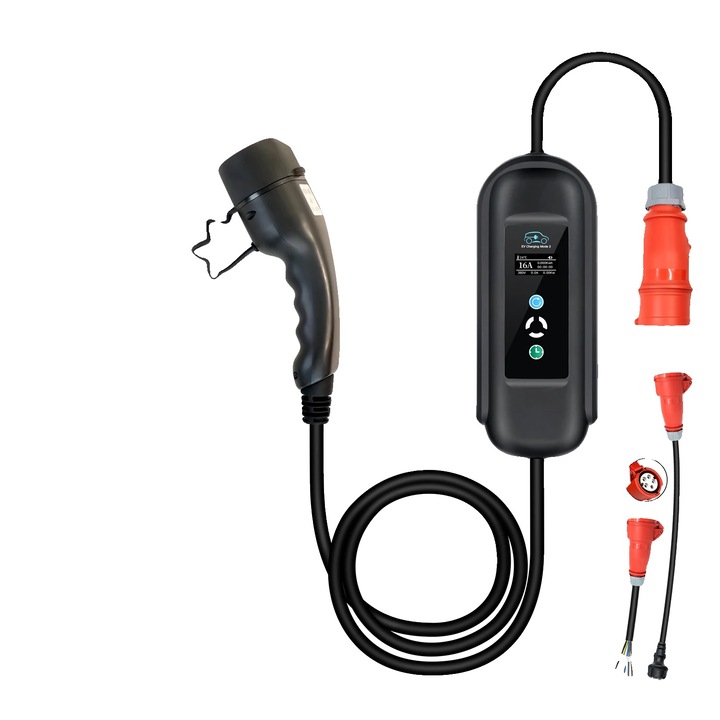 Incarcator EV, 10M, 11KW, design portabil, pentru vehicule electrice
