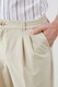 LC WAIKIKI, Pantaloni eleganti regular fit cu pliuri inversate frontale, Crem