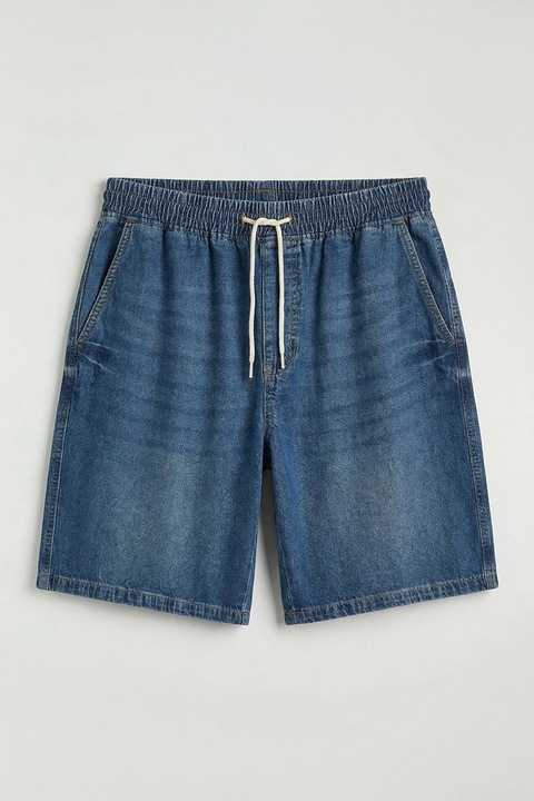 LC WAIKIKI, Blugi scurti cu snur, Bleumarin