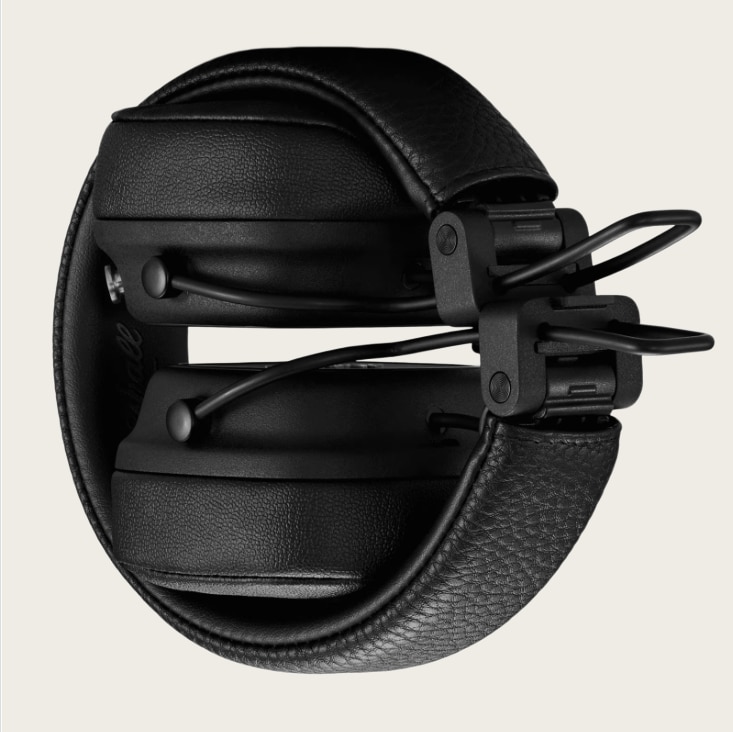 Casti Wireless Marshall Major IV, Bluetooth, negru, design