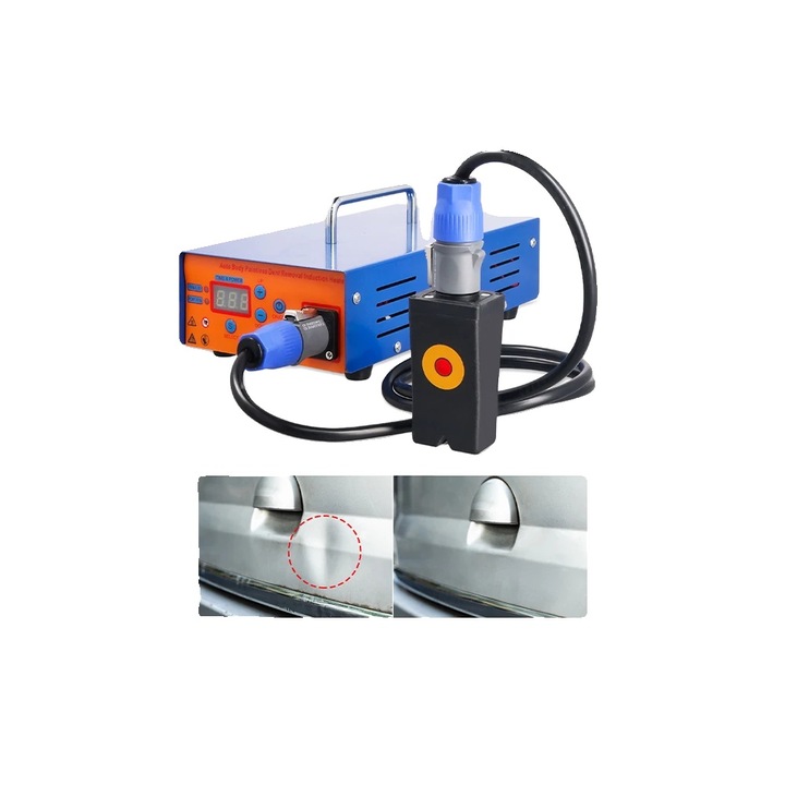 Unealta de reparare a denivelarilor, 1.38 kW, control digital, 25x10x15cm, compatibilitate cu caroserii din otel