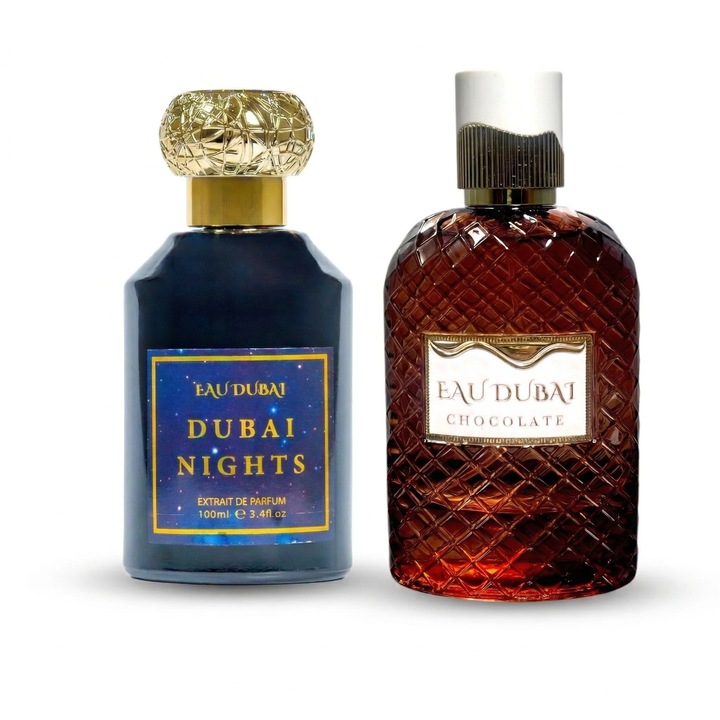 Pachet 2 Extracte de Parfum Premium - Eau Dubai Nights + Eau Dubai Chocolate