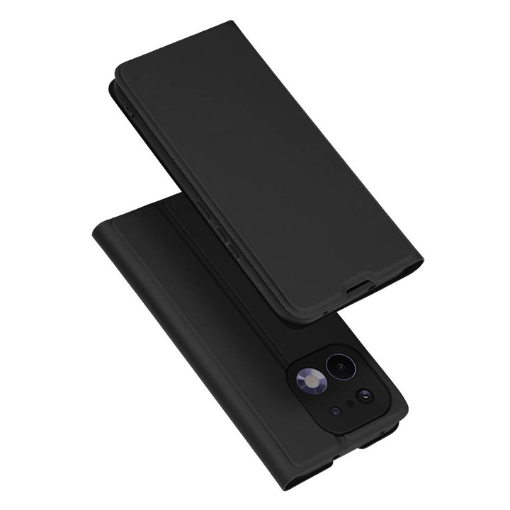 Husa pentru Realme 16 Pro+ tip carte BookFlip, inchidere magnetica, negru