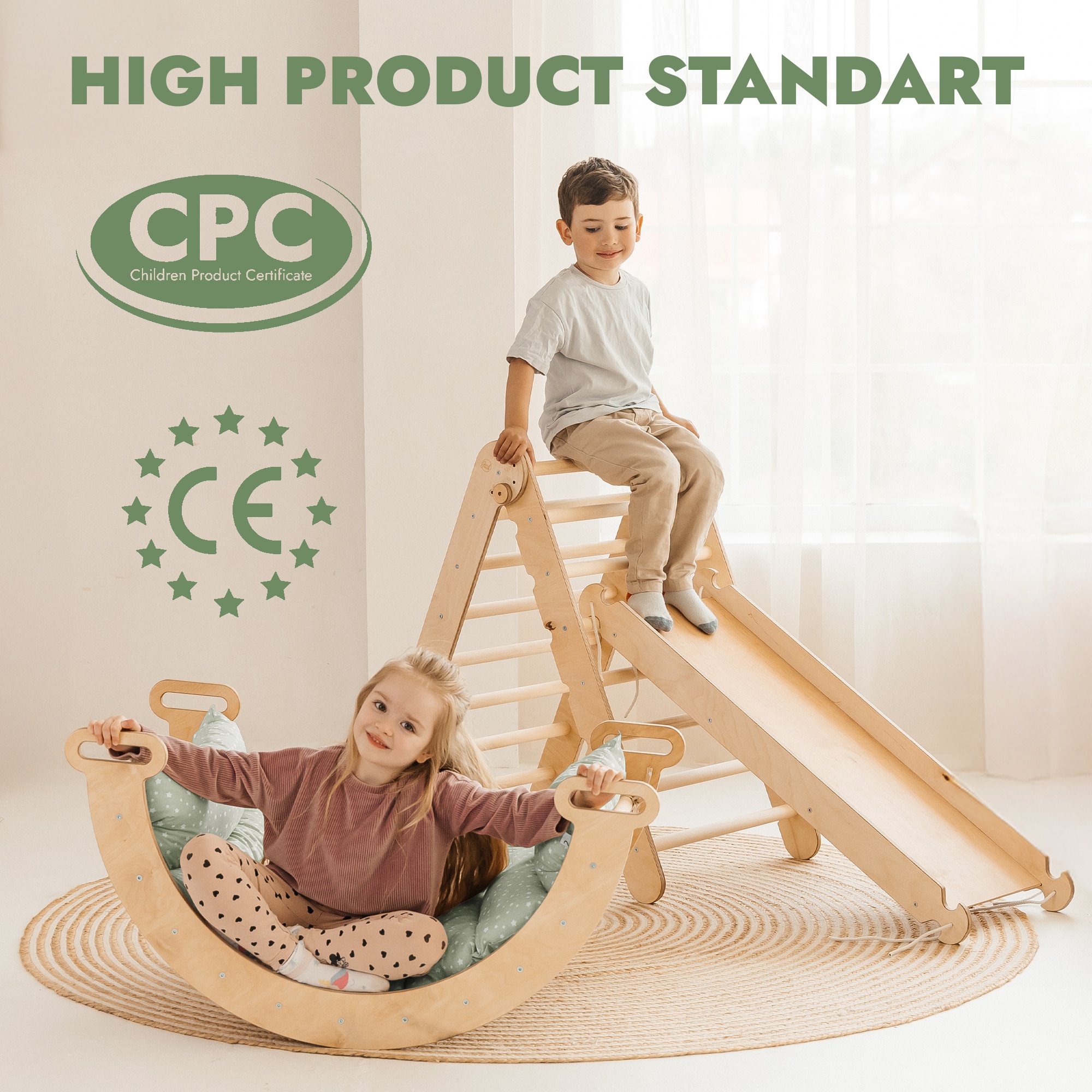 Structura de catarare de interior extra mare 5-in-1 pentru copii mici ...