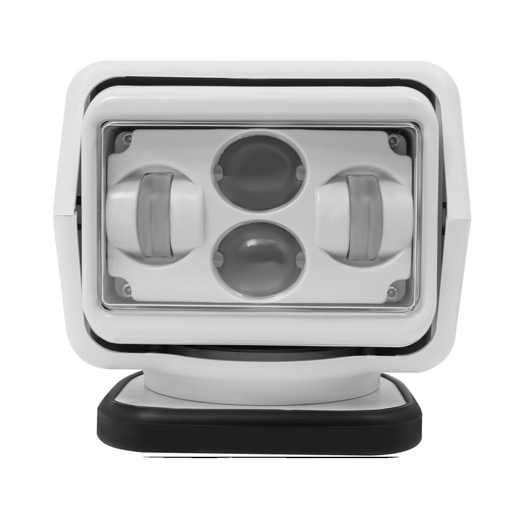 Фенер, Прожектор, 8000 Лумена, Бял, 18x18x17см