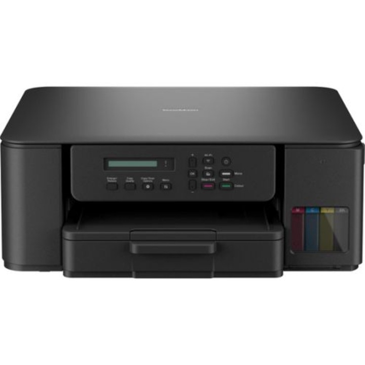 Bundle BROTHER DCPT530DWYJ1 Color Inkjet A4 MFP Ink Tank System Duplex 16/9ipm Wireless AirPrint BTD100 INK BOTTLE VALUE PK