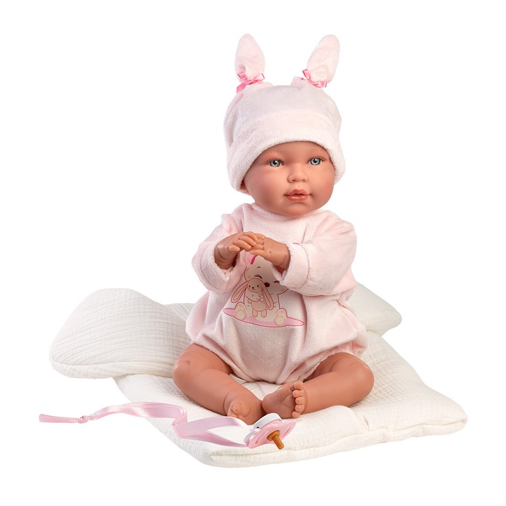 Papusa Llorens, Abril cu saculet de dormit, cu sunete, 42 cm