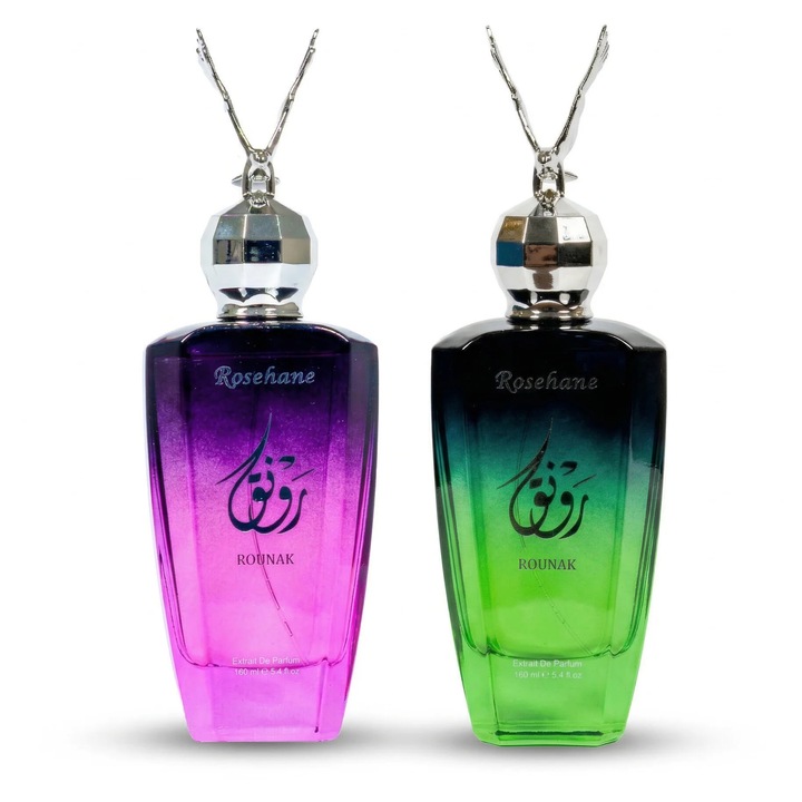 Пакет 2 Премиум парфюма Rosehane, Rounak Green + Rounak Violet
