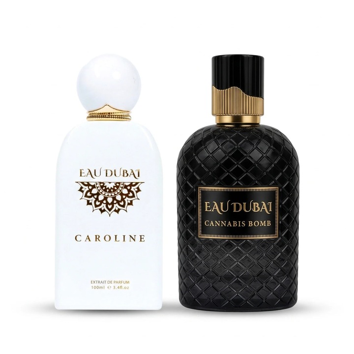 Pachet 2 Extracte de Parfum Premium - Eau Dubai Caroline + Eau Dubai Cannabis Bomb