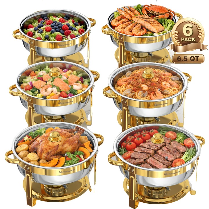 Set Tavi gastronorm, 6L, inox, 6 bucati