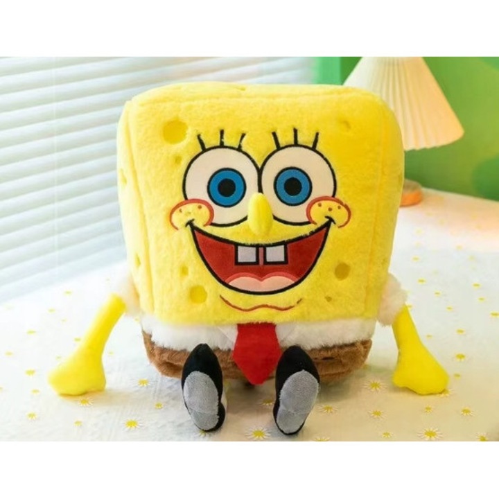 Jucarie de plus, Spongebob Kanciastoporty, 80cm, multicolor