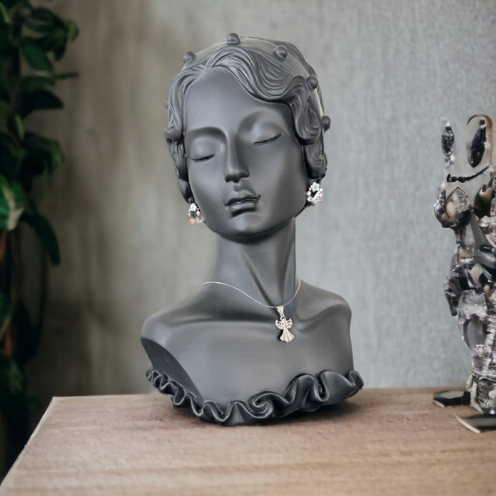 Colier fir transparent cu pandantiv inger din argint 925