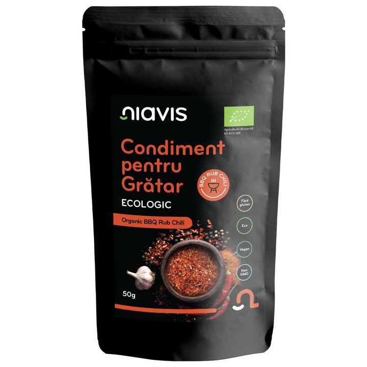Condiment pentru Gratar Ecologic, Bio 50g NIAVIS
