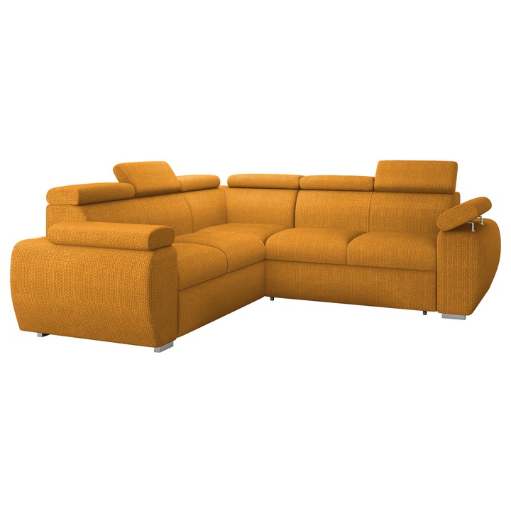 Coltar extensibil living Giza Maxi, MIRJAN 24, miere, 260x260x98 cm