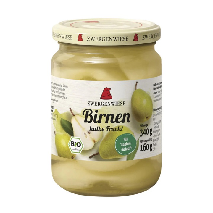 Compot bio de pere, 340 g Zwergenwiese
