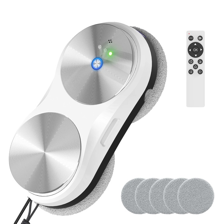 Robotporszívó vasalatokhoz, 5600 Pa, távirányítós vezérlés, 295x145x68mm, 1,05kg