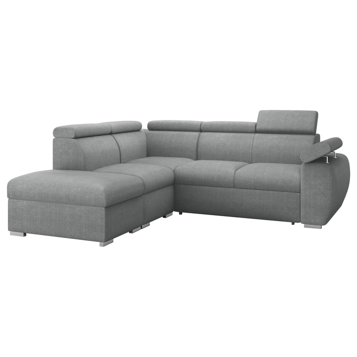 Coltar extensibil living Giza 2RR1P Stanga, MIRJAN 24, otel, 230x260x85 cm