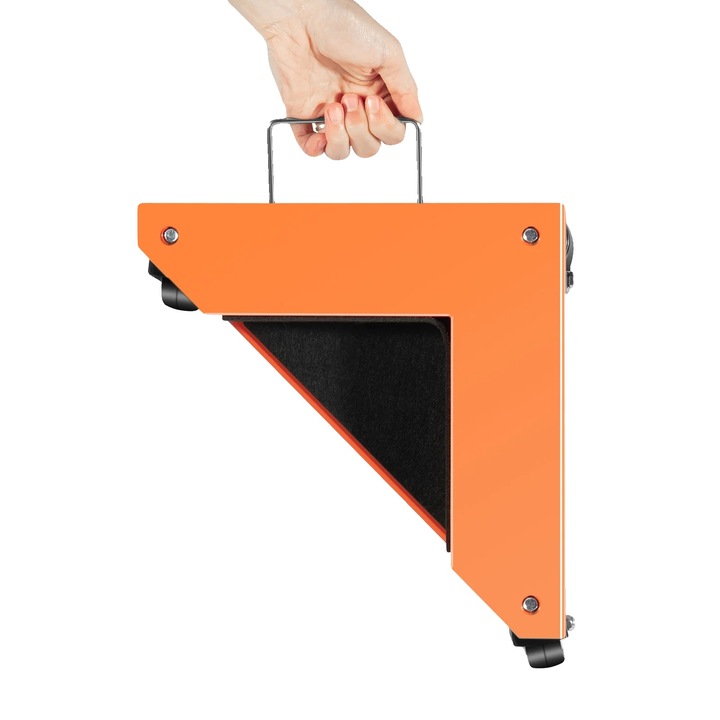 Set de platforme de transport, capacitate de incarcare 639kg, design triangular, portocaliu