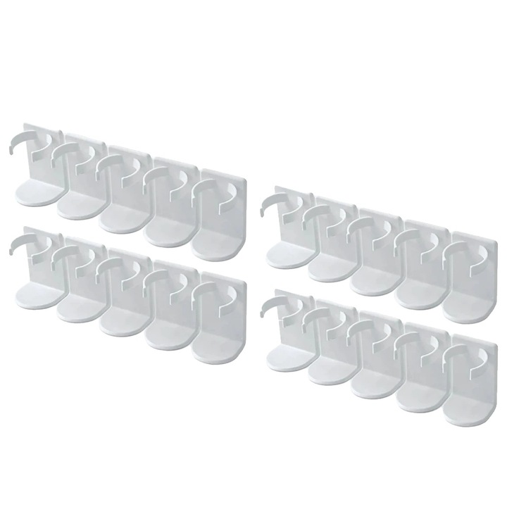 Racitor condimente, set de 4, design montat pe perete, material plastic si otel, dimensiuni personalizabile