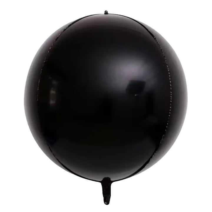 Baloane rotunde, 70inch, negru, material folie durabil, set 1 bucata