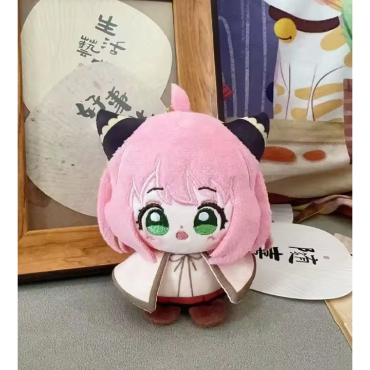 Плюшена играчка, Anya Forger, 10см, Spy*Family, kawaii дизайн, многоцветна