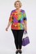Bluza cu modele multicolore