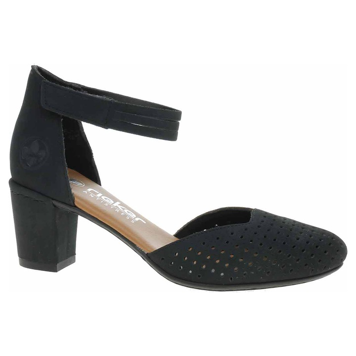 Pantofi dama Rieker 41050-15, albastru, Albastru