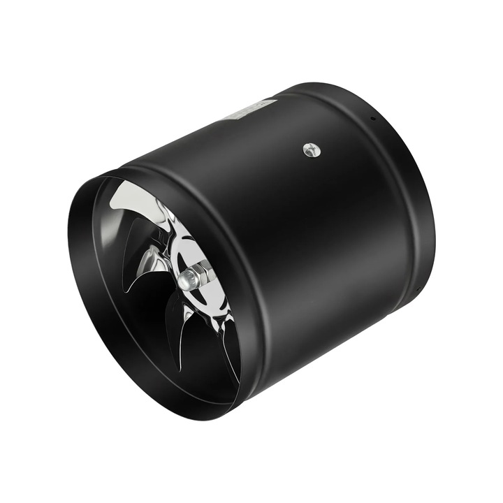 Ventilator Duct, Capacitate Mare de Aer, Functionare Ultra Silentioasa, Negru, 7 palete, 1x1x1cm