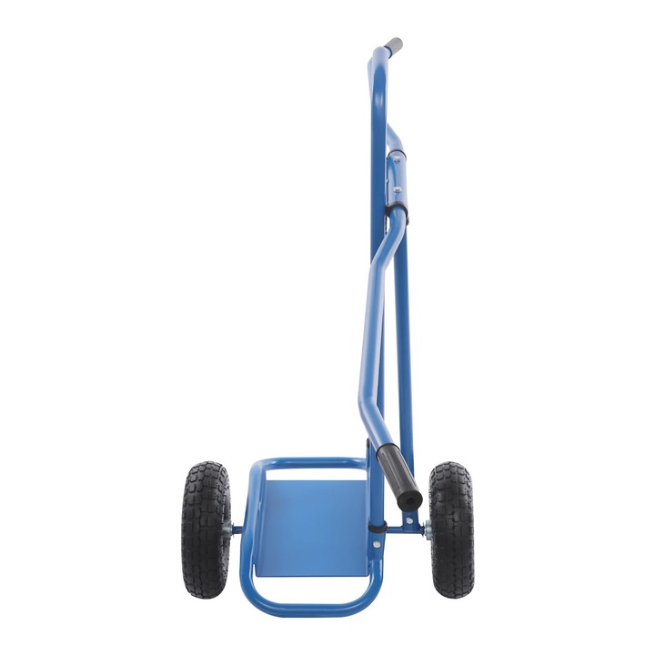 Carucior pentru panouri, Carucior de transport, 220 kg Capacitate, Platforma 120×85 cm, Pentru gips-carton si panouri de sticla, Albastru