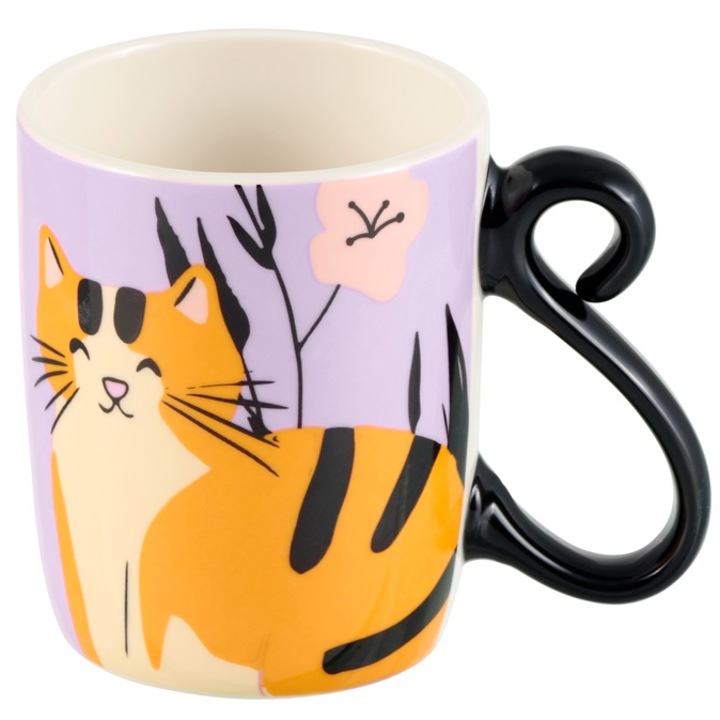 Set 2 mini cani - Chat va bien, Portelan, Multicolor