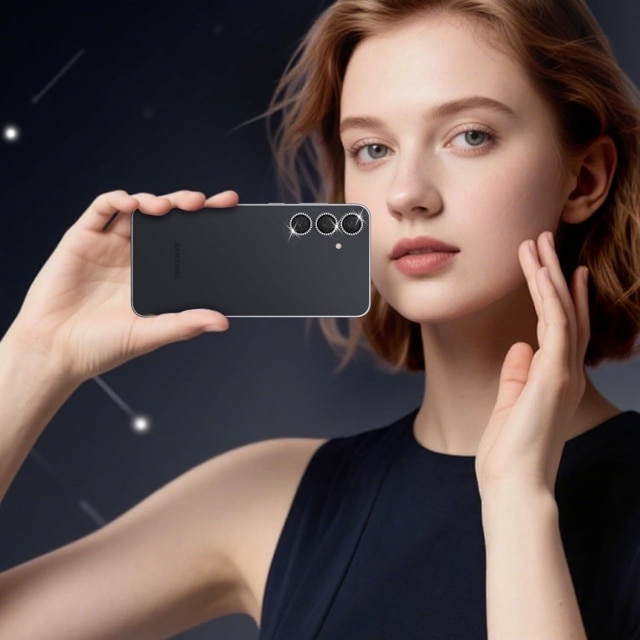 Folie protectie pentru telefon, Galaxy S25 Plus, 9H duritate, rezistenta la zgarieturi, neagra, set 4 folii pentru camera