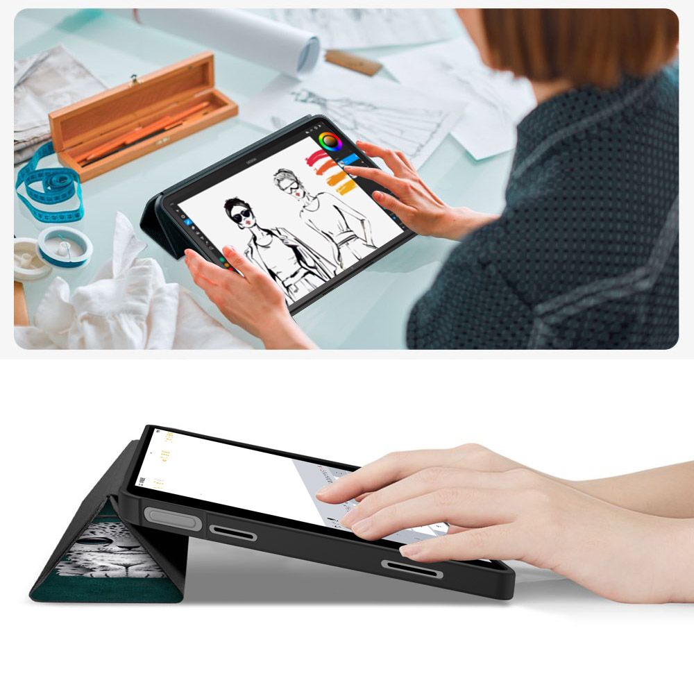 Husa Tech-Protect SmartCase compatibila cu Xiaomi Redmi Pad 2, 11 inch, Graphics