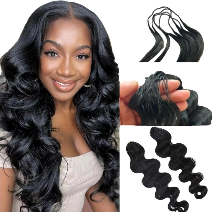 Extensii de par uman, 22 inch, body wave, 1 bucata, 60g
