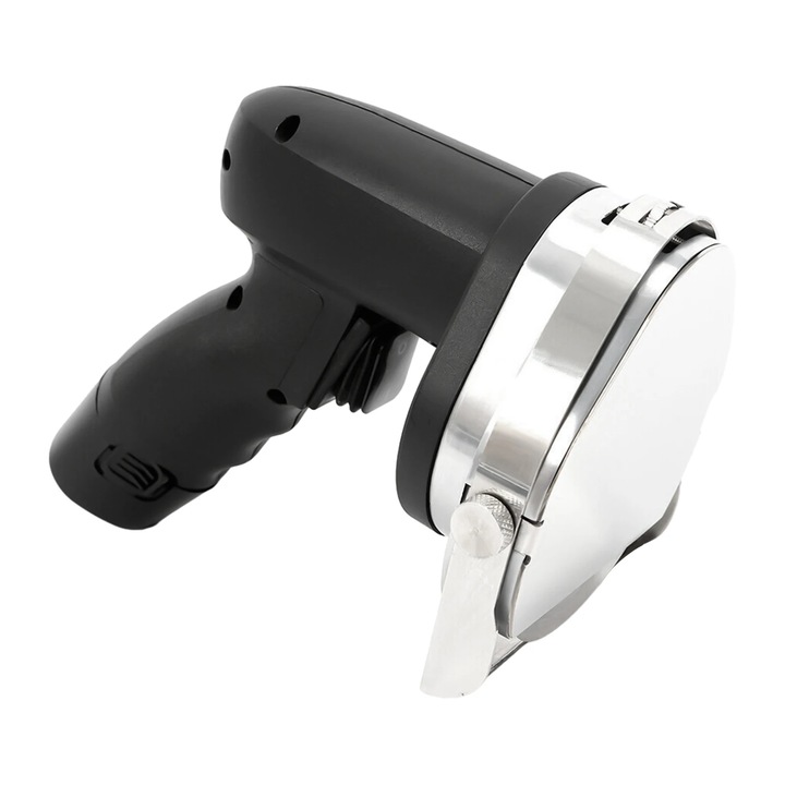 Cutit electric pentru kebab, cutit gyros, fara fir, 80 W, reincarcabil, metal, negru