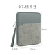 Tablettok, Zeguer, 9 - 11.5 inch, Kompatibilis iPad 10.2/iPad Pro 11/iPad Air 10.9/iPad 9.7/Xiaomi/Huawei készülékekkel, Kézitáska, hordozható, Szürke