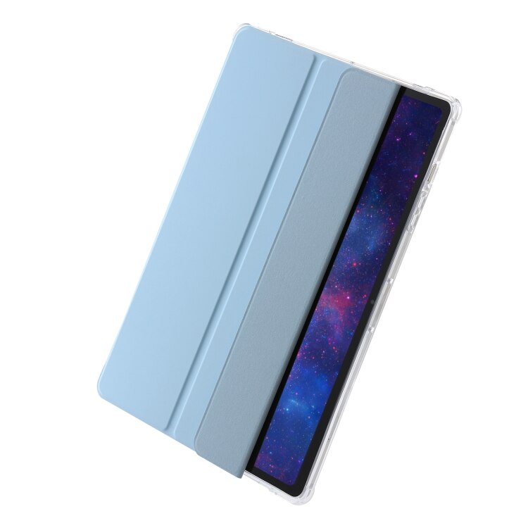 Husa Smart Cover compatibila cu Samsung Galaxy Tab S10 Ultra/ S9 Ultra/ S8 Ultra 14.6inch, Slot Pen, Albastru deschis, TELGORBCS