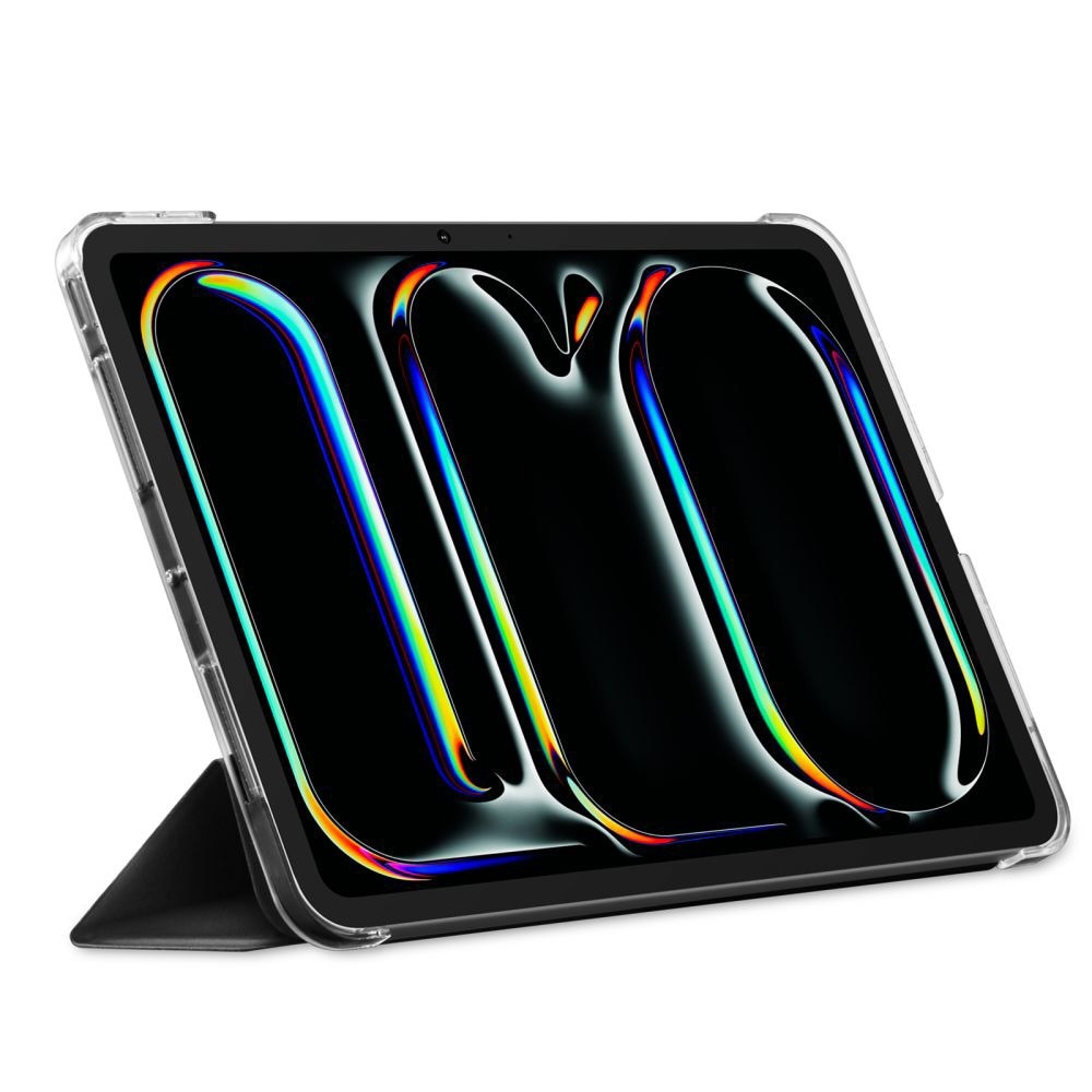 Husa tableta pentru iPad Pro 11 (2024) / iPad Pro 11 (2025), Spigen Liquid Air Folio, Magnetica, Calitate premium, Negru