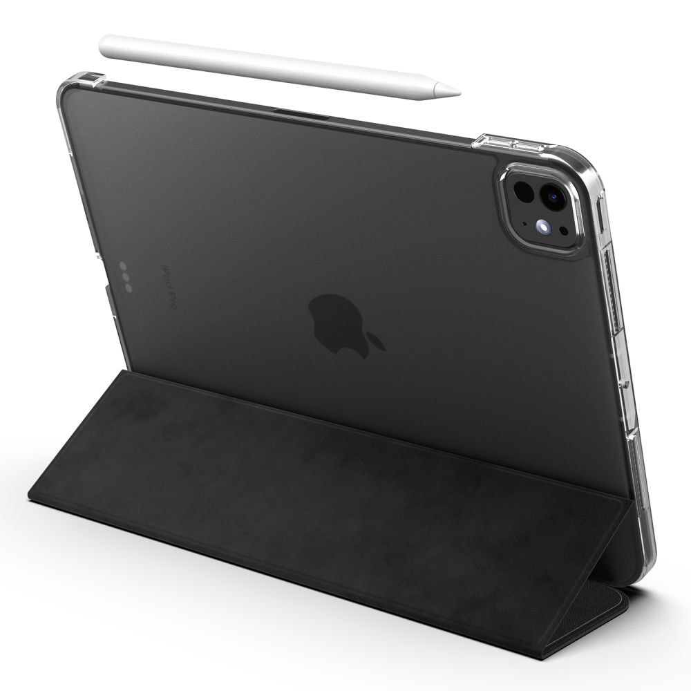 Husa tableta pentru iPad Pro 11 (2024) / iPad Pro 11 (2025), Spigen Liquid Air Folio, Magnetica, Calitate premium, Negru