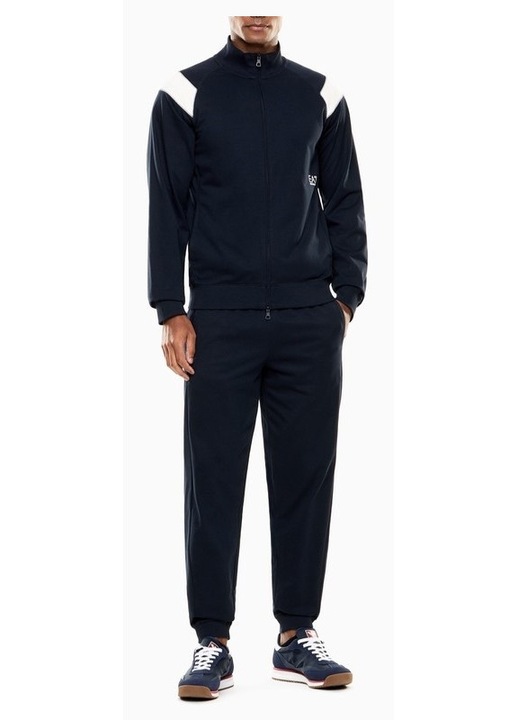 Trening EA7 TRAIN CORE ID M T-SUIT T-TOP FZ CH LIGHT COFT-7M001281-AF12681-UB102