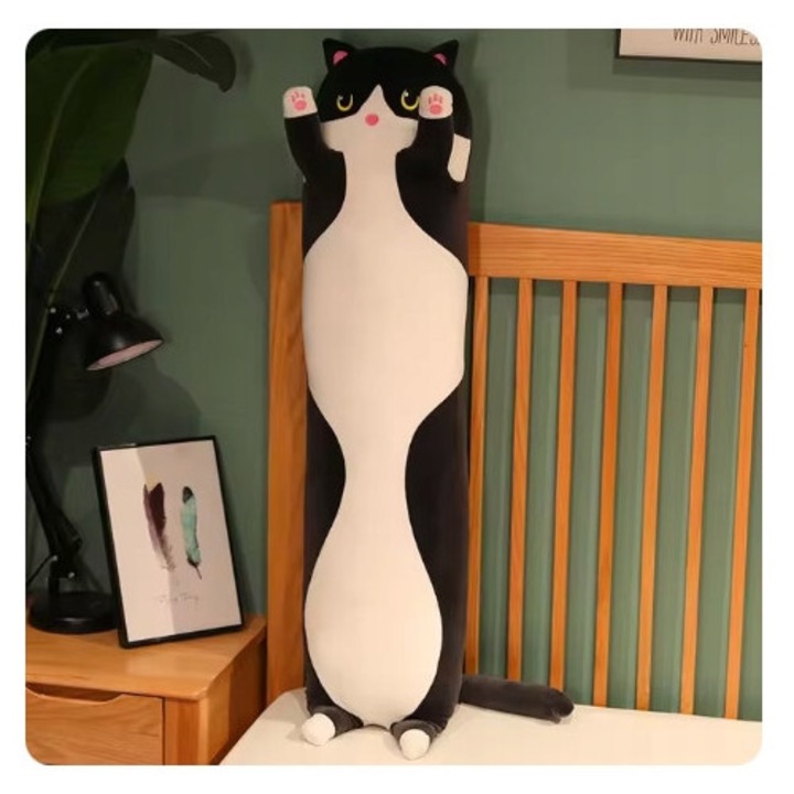 Jucarie de plus, Kotek, 130cm, multifunctionala, neagra