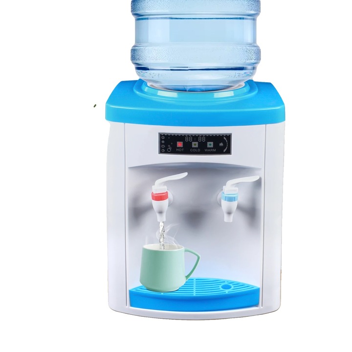 Dozator de apa, 25.5x23.5x33cm, inox, 220V, 550W, set compatibil cu sticle de 1.1-4.9 galoane